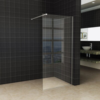 Wiesbaden Wiesbaden Slim Los Glasplaat - Nano Coating - 8mm Helder Glas - Zonder Profiel & Stabilisatiestang - 70x200cm