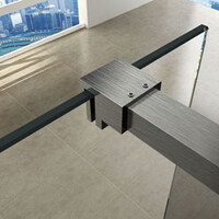 Wiesbaden Wiesbaden Slim Profielset + Stabilisatiestang - 120cm - Geborsteld RVS