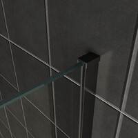 Wiesbaden Wiesbaden Slim Profielset + Stabilisatiestang - 120cm - Mat Zwart