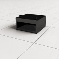 Wiesbaden Wiesbaden Horizon Stabilisatiestang - 120cm - Mat Zwart