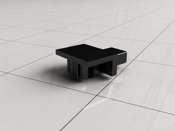 Wiesbaden Wiesbaden Horizon Stabilisatiestang - 120cm - Mat Zwart