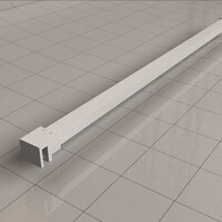 Wiesbaden Wiesbaden Slim Stabilisatiestang - 120cm - Mat Wit