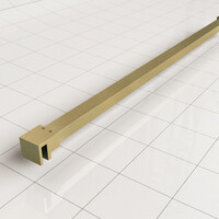 Wiesbaden Wiesbaden Slim Stabilisatiestang - 120cm - Geborsteld Messing
