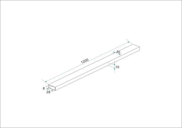 Wiesbaden Wiesbaden Comfort Verticale Stabilisatiestang - 120cm - Chrome