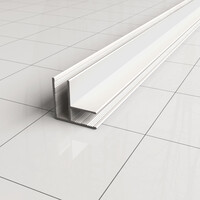 Wiesbaden Wiesbaden Comfort Hoekprofiel - 10mm - 200cm - Mat Wit