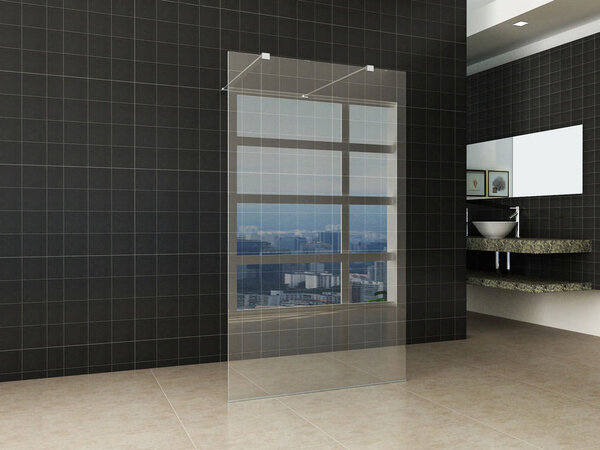 Wiesbaden Wiesbaden Free Vrijstaand Inloopdouche - 10mm - 120x200cm