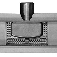 Wiesbaden Wiesbaden Douchegoot zonder Rooster, Vloerflens en Zijuitloop - 100cm - RVS