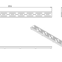 Wiesbaden Wiesbaden Rooster - 90cm - RVS