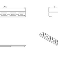 Wiesbaden Wiesbaden Rooster - 50cm - Mat Zwart