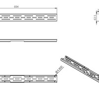 Wiesbaden Wiesbaden Rooster - 70cm - Mat Zwart