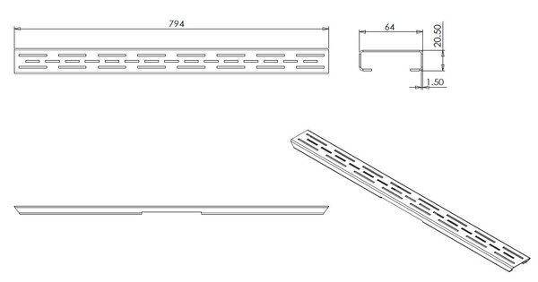 Wiesbaden Wiesbaden Rooster - 80cm - Mat Zwart
