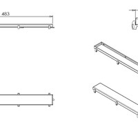 Wiesbaden Wiesbaden Tegelinlegrooster - 50cm - RVS