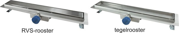 Wiesbaden Wiesbaden Tegelinlegrooster - 50cm - RVS