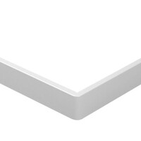 Wiesbaden Wiesbaden Compo Voorzetpaneel inclusief Set Poten - Vierkant - Acryl - 90x90x4cm - Wit