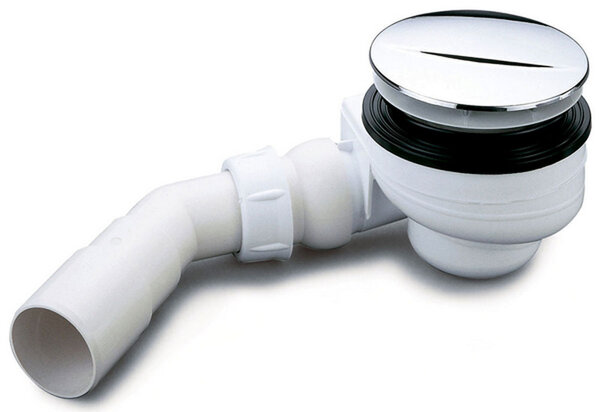 Nicolle Nicolle Turboflow Douchebaksifon voor Afvoer - 9cm - Chrome
