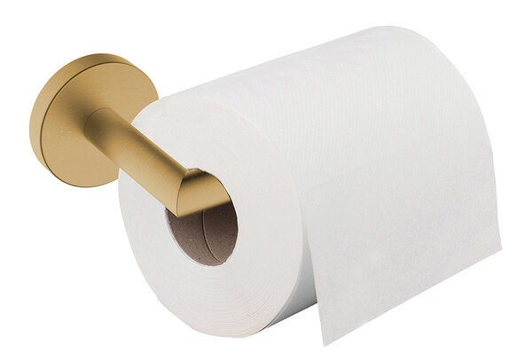 Wiesbaden Wiesbaden Alonzo Toiletrolhouder - Geborsteld Messing