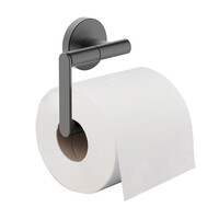 Wiesbaden Wiesbaden Alonzo Toiletrolhouder zonder Klep - Geborsteld Gunmetal