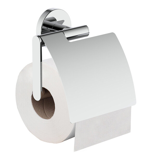 Wiesbaden Wiesbaden Alonzo Toiletrolhouder met Klep - Chroom