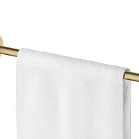 Wiesbaden Wiesbaden Alonzo Handdoekrek 1-Armig - Geborsteld Messing