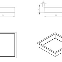 Wiesbaden Wiesbaden Demis Inbouwnis - 30x30x7cm - Mat Wit