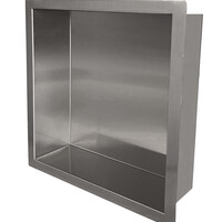 Wiesbaden Wiesbaden Demis Inbouwnis - 30x30x7cm - Geborsteld Gunmetal