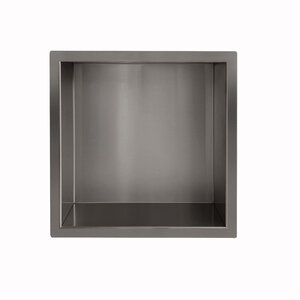 Wiesbaden Demis Inbouwnis - 30x30x10cm - Gunmetal