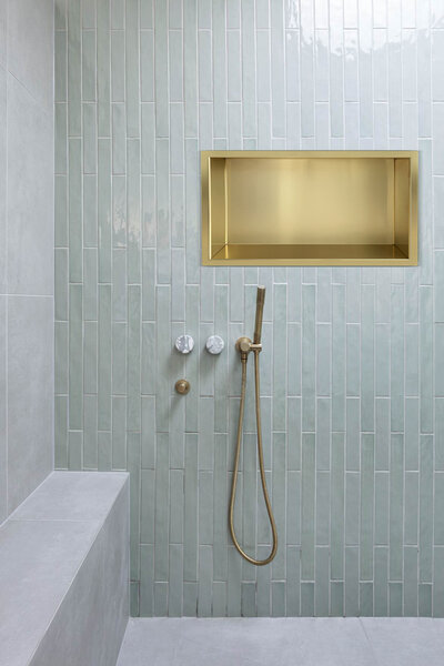 Wiesbaden Wiesbaden Demis Inbouwnis - 60x30x7cm - Geborsteld Messing