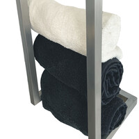 Wiesbaden Wiesbaden Loft Handdoekrek 95x25x20cm - RVS