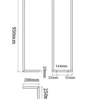Wiesbaden Wiesbaden Loft Handdoekrek 95x25x20cm - RVS