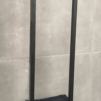 Wiesbaden Wiesbaden Loft Handdoekrek 95x25x20cm - Mat Zwart