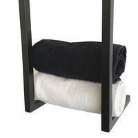 Wiesbaden Wiesbaden Loft Handdoekrek 95x25x20cm - Mat Zwart