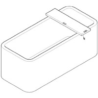 Wiesbaden Wiesbaden Oak Badplanchet - Strak - 80x20x3cm