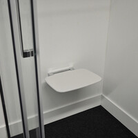 Wiesbaden Wiesbaden Opklapbaar Douchestoel - Wit