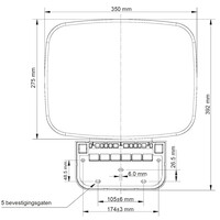 Wiesbaden Wiesbaden Opklapbaar Douchestoel - Zwart