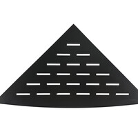 Wiesbaden Wiesbaden Inwall Hoekplanchet 29x29cm - Mat Zwart