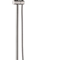 Wiesbaden Wiesbaden Caral Thermostatische Opbouw Douchekraan met Stijgbuis, Douchekop Ø25cm, Staaf Handdouche & Doucheslang - Draaiknoppen - Geborsteld RVS