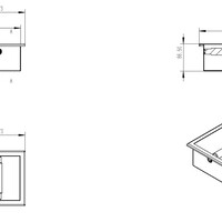 Xellanz Xellanz Rocko Inbouw Toiletrolhouder - Geborsteld RVS