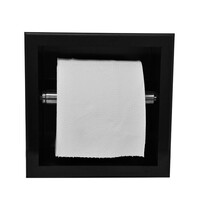 Xellanz Xellanz Rocko Inbouw Toiletrolhouder - Mat Zwart