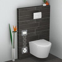 Xellanz Xellanz Inbouw Toilet- en Reserverolhouder - RVS