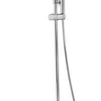 Wiesbaden Wiesbaden Caral Thermostatische Opbouw Bad Regendouche met Kraan, Glijstang en Staaf Handdouche - Ø20cm - Chroom