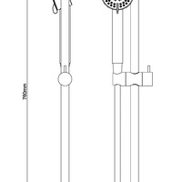 Wiesbaden Wiesbaden Cadans Glijstangset - Geborsteld RVS