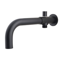 Wiesbaden Wiesbaden Caral Inbouw Baduitloop met Omstel - 23cm - Mat Zwart