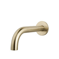 Wiesbaden Wiesbaden Caral Inbouw Uitloop - 20cm - Geborsteld Messing