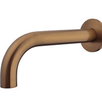 Wiesbaden Wiesbaden Caral Inbouw Uitloop - 20cm - Geborsteld Brons Koper