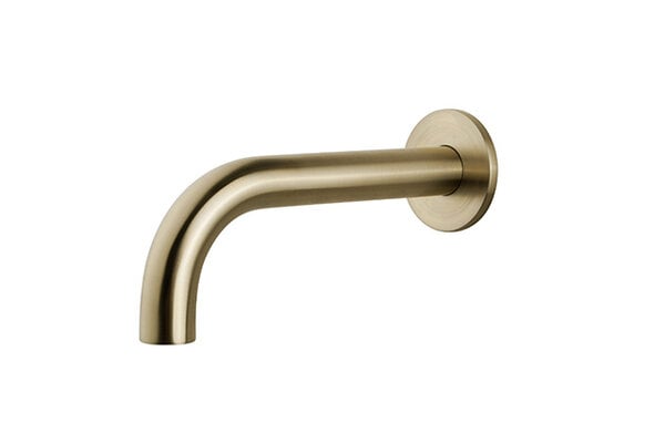 Wiesbaden Wiesbaden Caral Inbouw Uitloop - 25cm - Geborsteld Messing