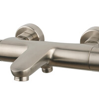 Wiesbaden Wiesbaden Caral Thermostatische Badkraan - Geborsteld RVS