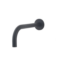 Wiesbaden Wiesbaden Slim Inbouw Uitloop - 20cm - Mat Zwart