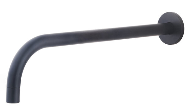 Wiesbaden Wiesbaden Slim Inbouw Uitloop - 30cm - Mat Zwart