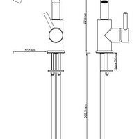 Wiesbaden Wiesbaden Caral Wastafelkraan met Draaibare Uitloop - Mat Zwart