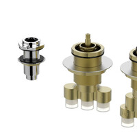 Wiesbaden Wiesbaden 4-Gats Thermostatische Badrandkraan Inbouwdeel